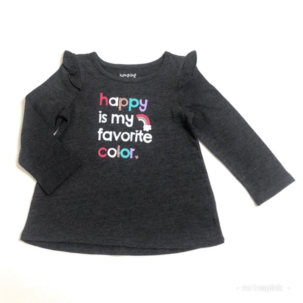 Jumping Beans Long‎ Sleeve Graphic T-shirt Top NWT